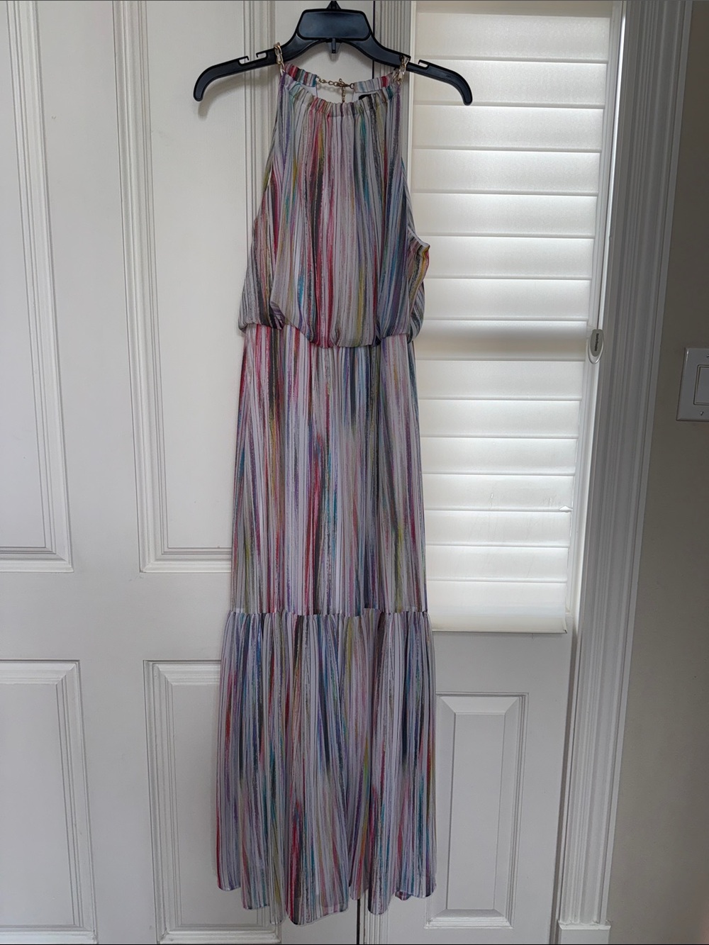 Thalia Sodi Multicolor Striped Maxi Dress